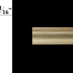 3019 2 1/4″ x 1 1/16″ Simple mill worked moulding for use as a chair rail or as casing moulding.