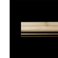 3040 2 5/16″ x 5/16″ Wall panel moulding with plain mill work and a half round bolection.
