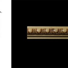 3053 1 13/16″ x 7/8″ Wall panel moulding with an egg and dart detail and plain mill work.